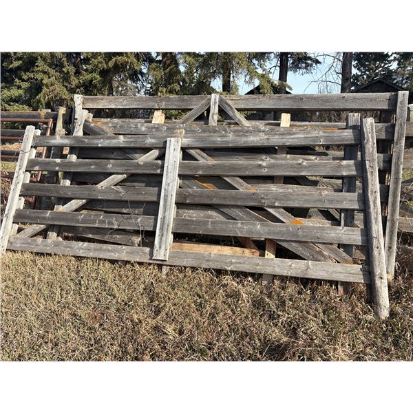Approx. 3- Wooden gate panels
