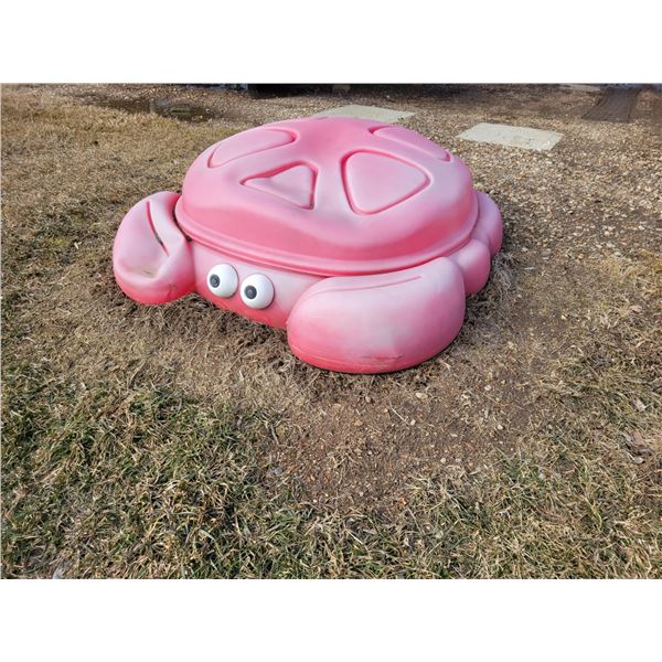 Kids crab-shaped sandbox