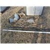 Image 1 : Jack handles, pipe, barb wire & concrete mesh