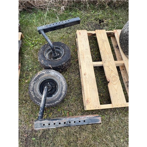 2- Gauge wheels c/w brackets