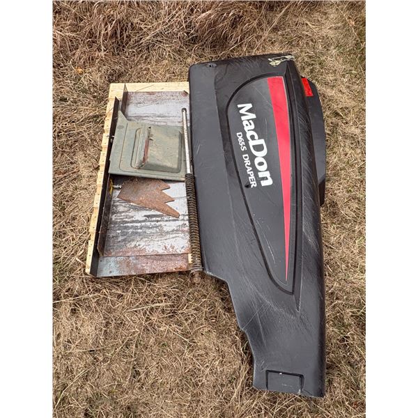MacDon D655 side shield & misc. brackets