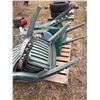 Image 2 : Green plastic chairs, white plastic chairs & misc.