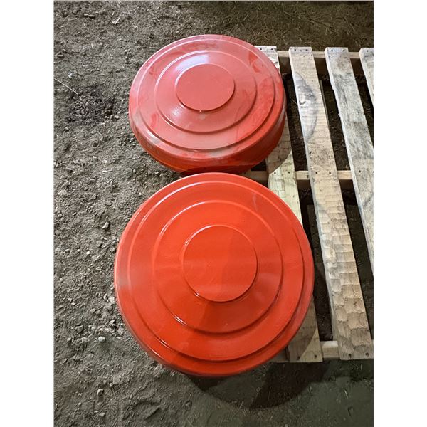 (Selling all together) 10- Orange bin covers