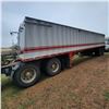 Image 1 : 1997 Doepker 38 ft. Tandem grain trailer, V.G. 11Rx24.5 tires, Spring Suspension, elec. roll tarp, S