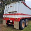 Image 5 : 1997 Doepker 38 ft. Tandem grain trailer, V.G. 11Rx24.5 tires, Spring Suspension, elec. roll tarp, S