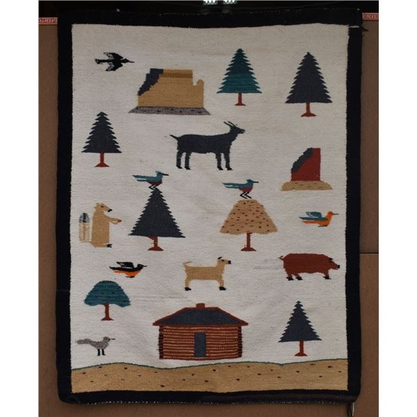 NAVAJO PICTORIAL TEXTILE