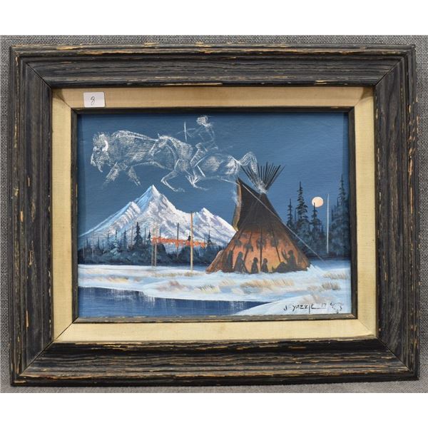 NAVAJO PAINTING (JOHNNY YAZZIE)