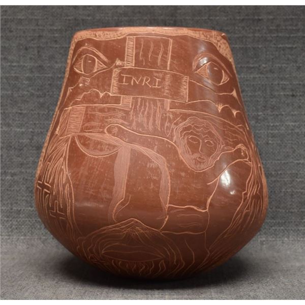 SANTA CLARA POTTERY VASE