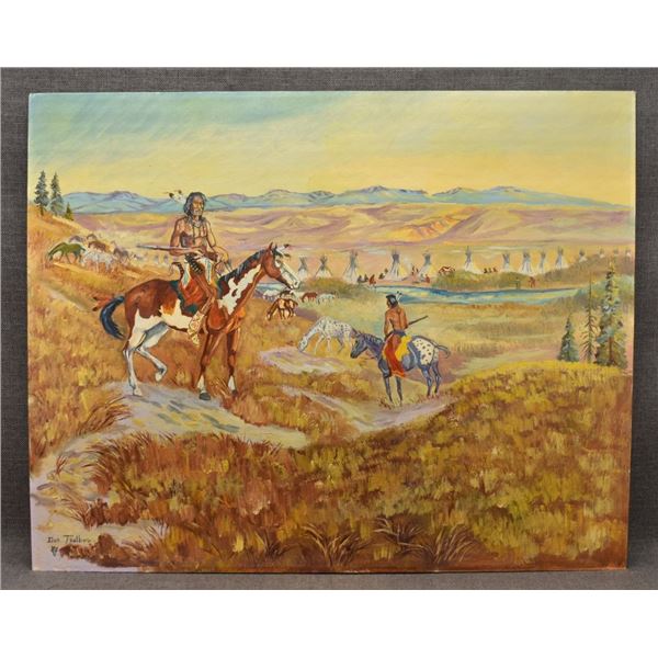 COMANCHE PAINTING (DANIEL TAULBEE)