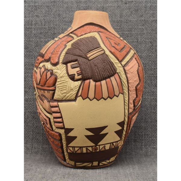 HOPI POTTERY VASE (CARLA NAMPEYO)