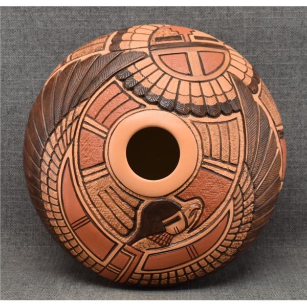 HOPI POTTERY JAR ( TOM POLACCA)