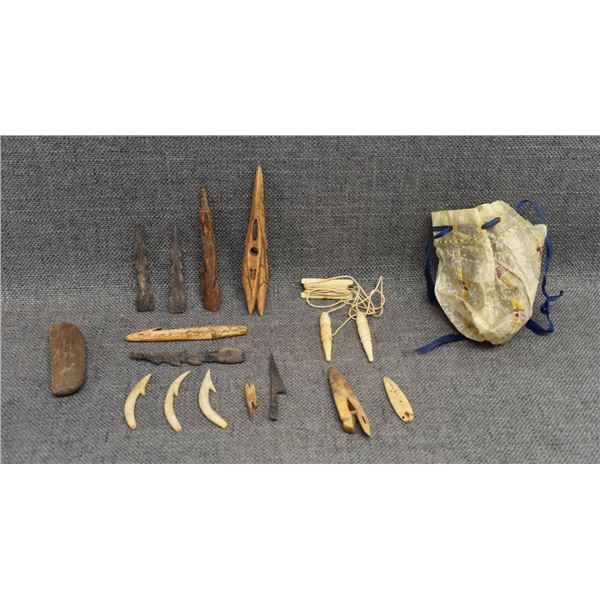 ESKIMO BONE ITEMS