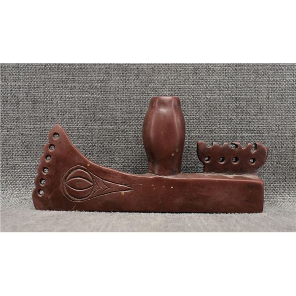 SIOUX CATLINITE PIPE BOWL