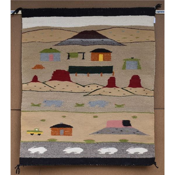 NAVAJO PICTORIAL TEXTILE