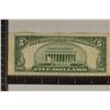 Image 2 : ERROR 1953-A US $5 SILVER CERTIFICATE LARGE