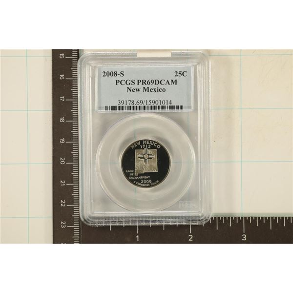 2008-S NEW MEXICO QUARTER PCGS PR69 DCAM