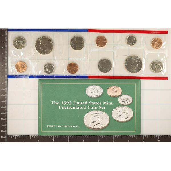 1993 US MINT SET (UNC) P/D (WITH ENVELOPE)