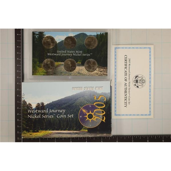 2005 WESTWARD JOURNEY NICKEL SET (UNC) IN BOX
