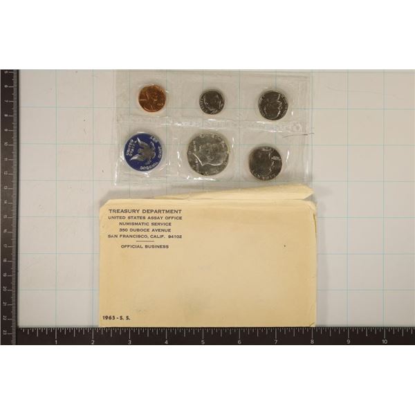 1965 US SPECIAL MINT SET WITH ENVELOPE