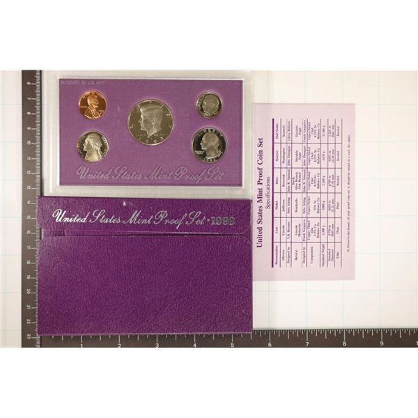 1993 US PROOF SET (WITH BOX) AND CERTIFICATE