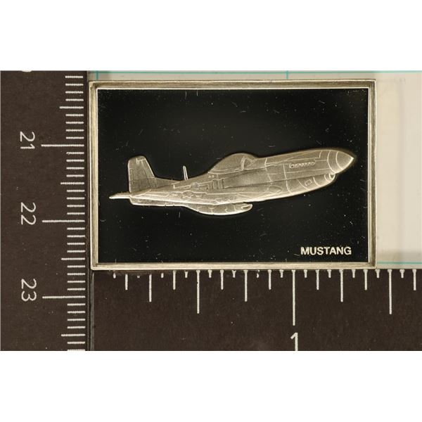 .60 TROY OZ. PF STERLING SILVER AIRCRAFT INGOT