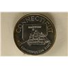 Image 1 : .46 OZ. STERLING SILVER CONNECTICUT PF ROUND