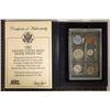 Image 1 : 1962 US SILVER PROOF SET IN FIRST COMMEMORATIVE