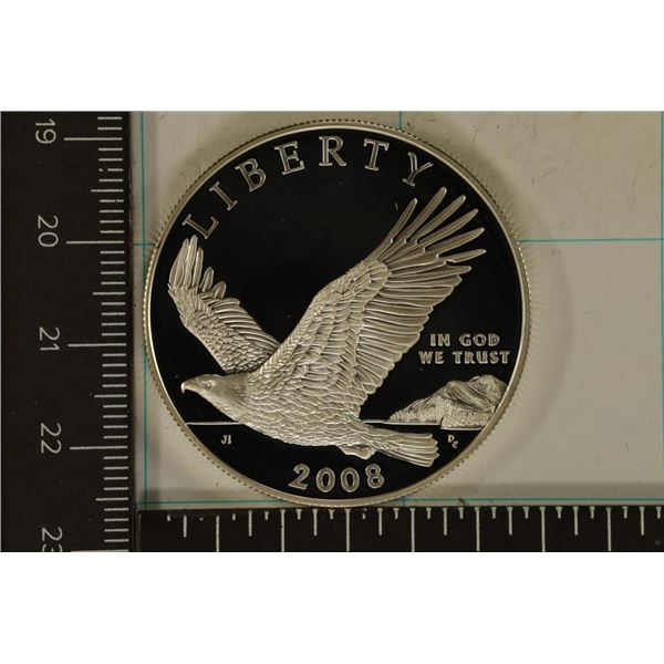 2008-P PROOF BALD EAGLE US SILVER DOLLAR