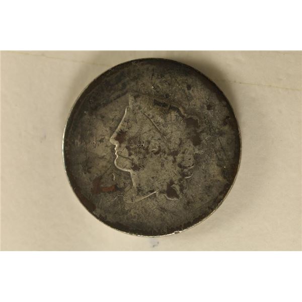 LOVE TOKEN ON US LARGE CENT DATED 1894 "WHG"