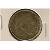 Image 1 : 1936-A GERMAN SILVER 5 MARK .4016 OZ. ASW