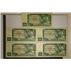 Image 1 : 5-CZECHOSLOVAKIA 100 KORUN BILLS FROM 1961