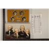 Image 2 : 2007 US PRESIDENTIAL DOLLAR 4 COIN PF SET WITH BOX