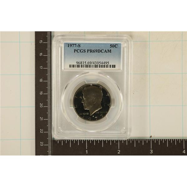 1977-S KENNEDY HALF DOLLAR PCGS PR69 DCAM