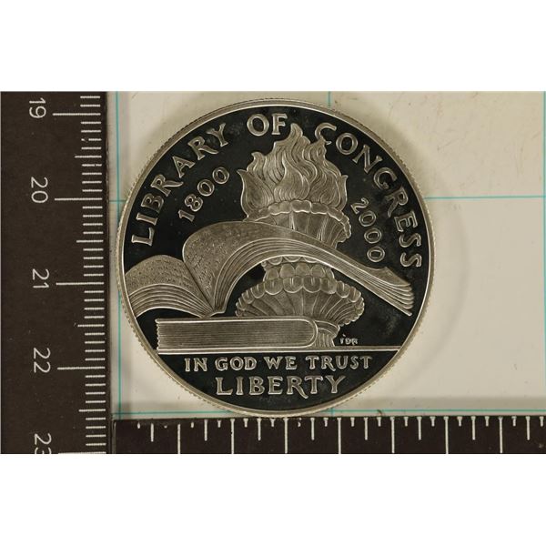 2000-P LEIF ERICSON PROOF US SILVER DOLLAR