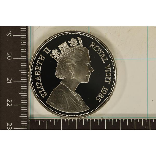 1985 BARBADOS .90 OZ. ASW STERLING SILVER PF $25