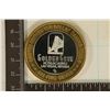 Image 2 : CASINO $10 SILVER TOKEN (UNC) GOLDEN GATE