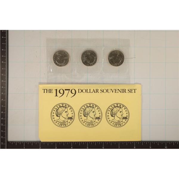 1979-P/D/S SBA DOLLAR SOUVENIR SET IN ENVELOPE