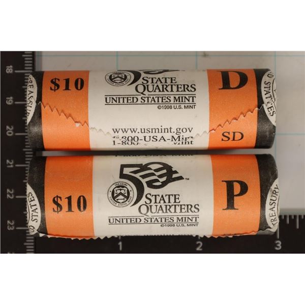 2006-P & D SOLID DATES $10 ROLLS BU SOUTH DAKOTA