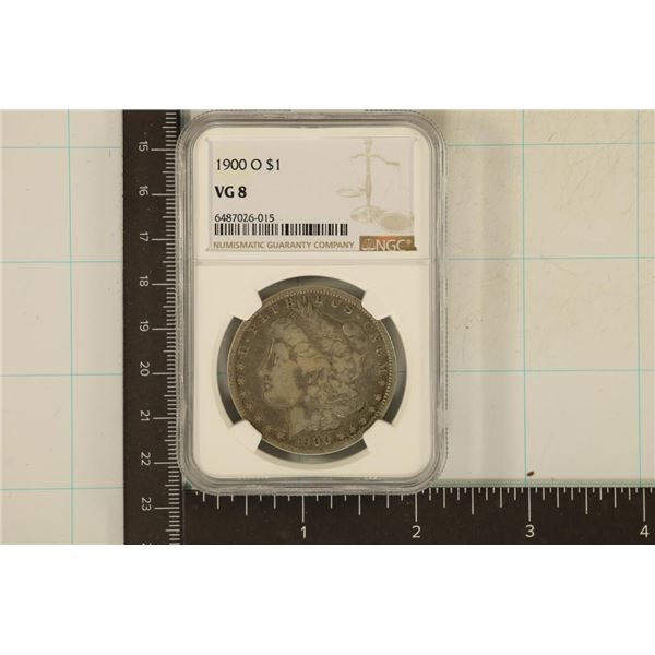 1900-O MORGAN SILVER DOLLAR NGC VERY GOOD 8
