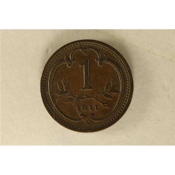 1911 AUSTRALIA 1  HELLER VERY FINE