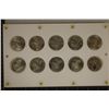 Image 2 : 10-40% IKE SILVER DOLLAR SET: 1971-1976