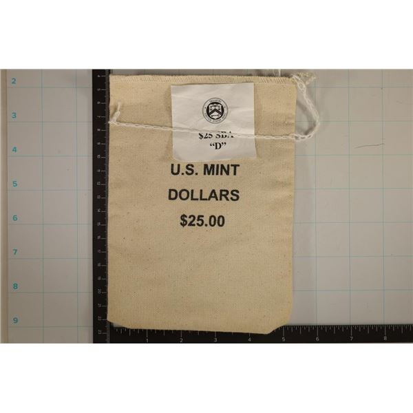 US MINT SEALED $25 BAG OF 1999-D SBA UNC DOLLARS