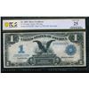1899 $1 Black Eagle Silver Certificate PCGS 25