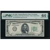 1934 $5 Cleveland FRN PMG 64EPQ