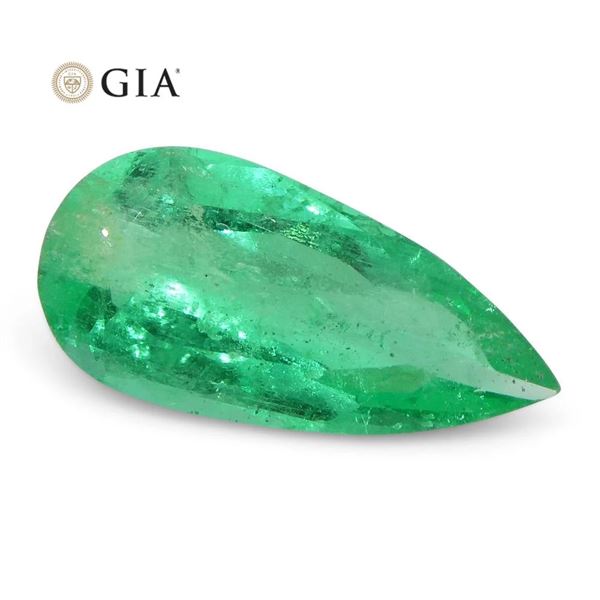 Gorgeous GIA Certified 1.28 Ct Natural Emerald