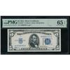 Image 1 : 1934 $5 STAR Silver Certificate PMG 65EPQ