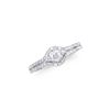 14KT White Gold 0.52ctw Diamond Ring