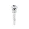 Image 4 : 14KT White Gold 1.27ctw Black Diamond Ring