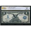 1899 $1 Black Eagle Silver Certificate PCGS 25