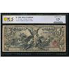 1896 $5 Educational Silver Certificate PCGS 15
